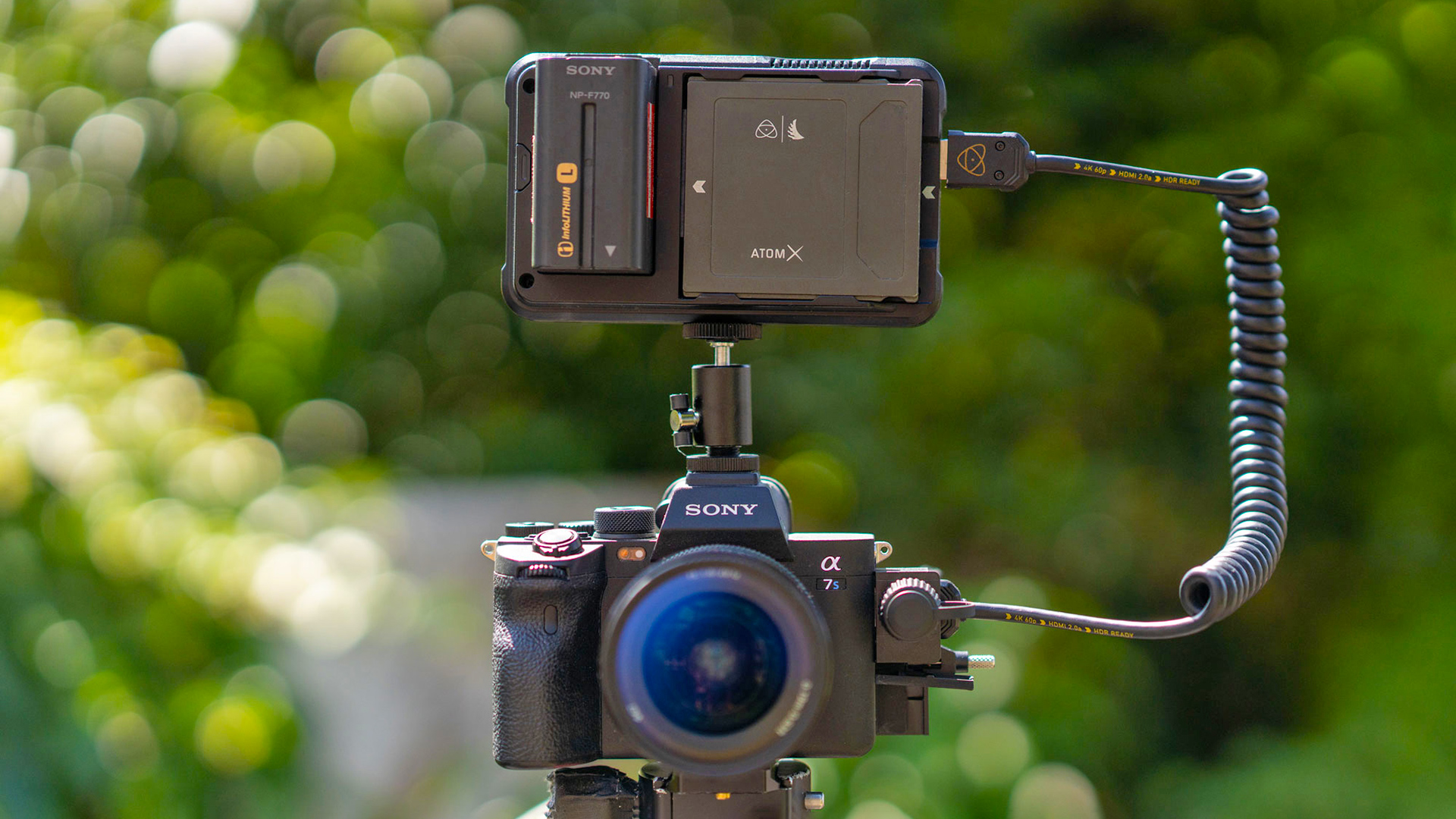 The Atomos Ninja V records ProRes RAW from the A7S III, a first